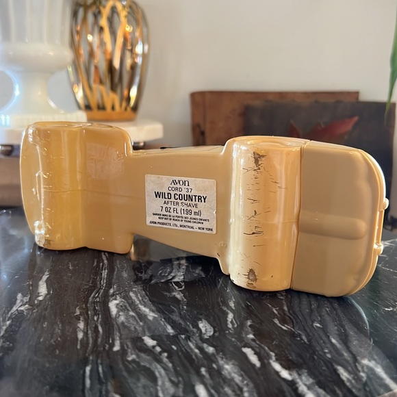 Vintage Avon Cord 37 Wild Country After Shave Cologne Glass Decanter Bottle 1970 - Picture 12 of 14